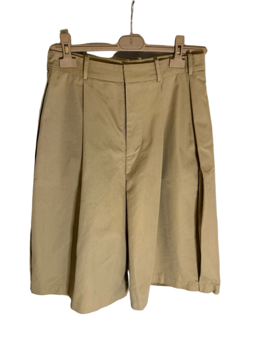On Action A Day Khaki Pleated Shorts